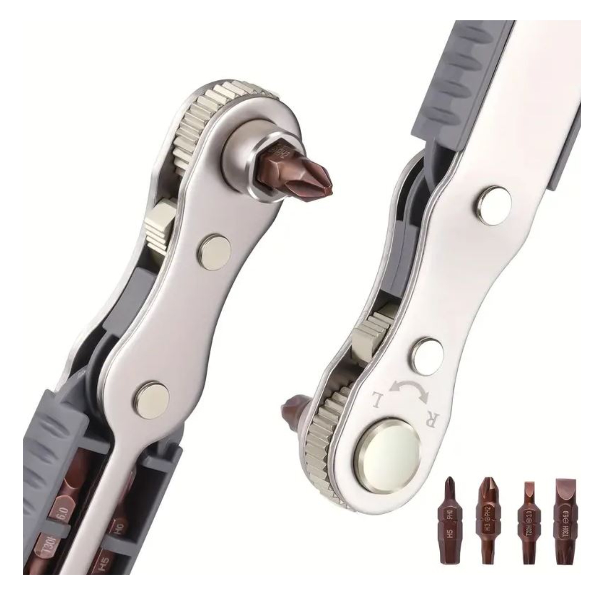 Miniatura 5 de Kit destornilladores trinquete Magnético